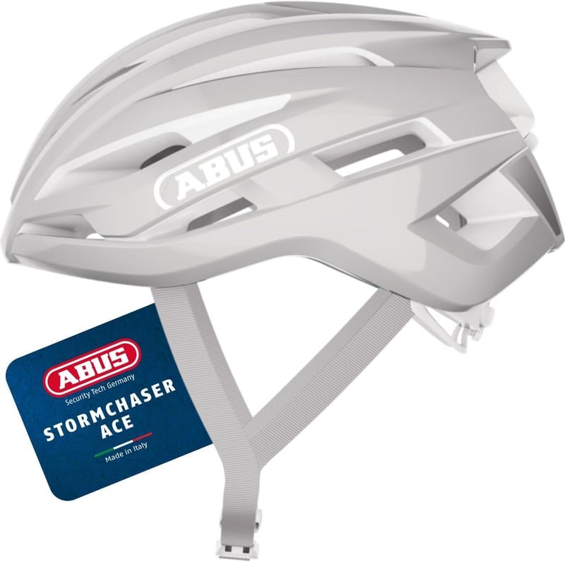 ABUS StormChaser ACE könnyű kerékpáros sisak verseny és gravel túrához - L (57 - 61 cm), Pure Grey