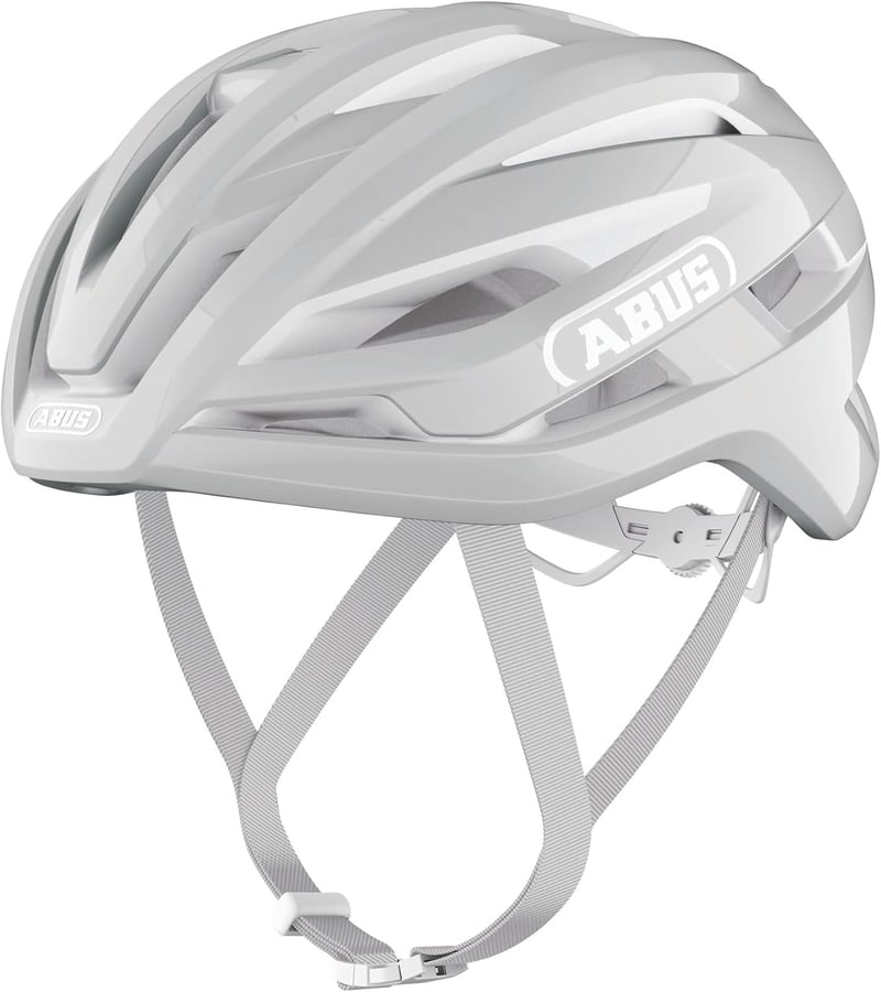 ABUS StormChaser ACE könnyű kerékpáros sisak verseny és gravel túrához - L (57 - 61 cm), Pure Grey