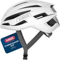 ABUS StormChaser ACE könnyű kerékpáros sisak verseny gravel túrához - S (51-55 cm), White (polar white) 1