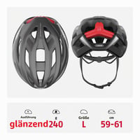 Cestný cyklistický prilba ABUS StormChaser – Ľahká a pohodlná cyklistická prilba na profesionálnu cyklistiku, veľkosť S (51-55 cm), béžovo-biela 3