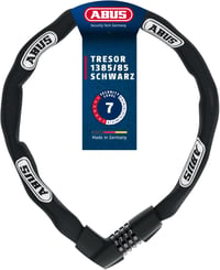 ABUS Tresor 1385/85 kerékpárlakat 110 cm aqua kék - 85 cm, Black 1