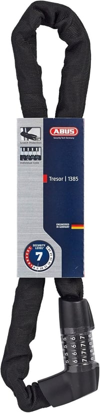 ABUS Tresor 1385/85 kerékpárlakat 110 cm aqua kék - 85 cm, Black 4