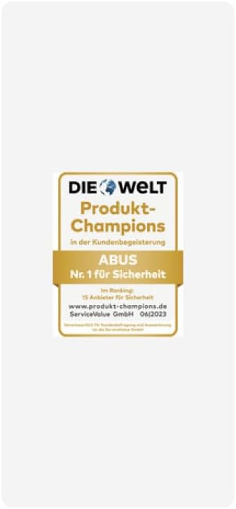 ABUS Tresor 1385 Láncos Lakat - 7mm Acél Lánc - 85cm - Narancssárga - 85 cm, Orange