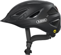 Cască de ciclism urban ABUS Urban-I 3.0 MIPS cu stop, vizieră și cataramă magnetică - Negru mat, mărimea XL 1