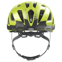 Mestská cyklistická prilba ABUS Urban-I 3.0 so zadným svetlom, šiltom a magnetickou prackou – žltá, veľkosť XL 2