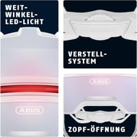 ABUS HUD-Y kerékpáros sisak mágneses tölthető LED hátsó lámpával - 51-55 cm fejkerület 5