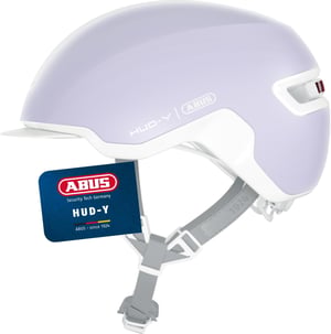Biciklistička kaciga ABUS HUD-Y s magnetskim punjivim LED stražnjim svjetlom - opseg glave 51-55 cm