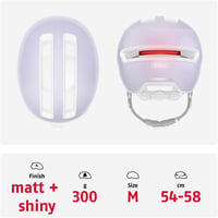 ABUS HUD-Y kerékpáros sisak mágneses tölthető LED hátsó lámpával - 51-55 cm fejkerület 3