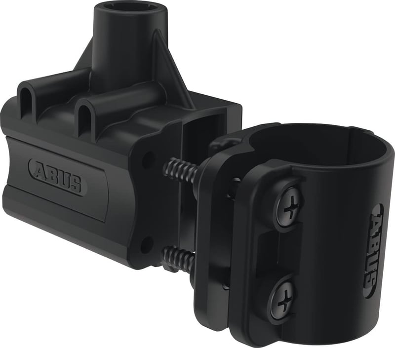 Suport Universal Lateral ABUS USH 46/47 pentru Antifurt U – Sistem de Fixare pentru Bicicletă, Negru