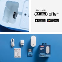 Bridge WiFi pentru casă inteligentă ABUS WLAN Bridge One – Acces de la distanță și control vocal, alb 6