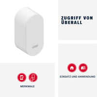 Bridge WiFi pentru casă inteligentă ABUS WLAN Bridge One – Acces de la distanță și control vocal, alb 2