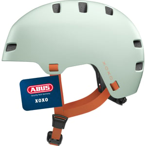 ABUS XOXO kaciga za bicikl veličine S, zelena - Gradska kaciga za skateboard, bicikl i romobil - Skaterski stil