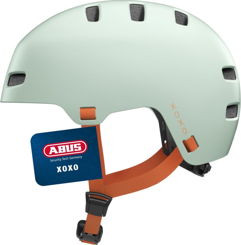 ABUS Xoxo Kerékpáros Sisak - Városi Skater Stílusú Védelem Biciklizéshez és Rollerezéshez - L (57 - 61 cm), Mint Green