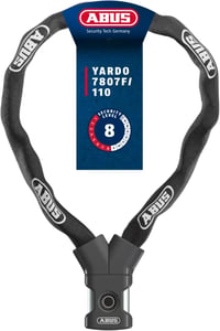 ABUS Yardo 7807F ujjlenyomatos láncos kerékpárzár - 110 cm 1