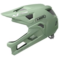 Cască MTB ABUS YouDrop FF pentru copii și adolescenți - Cu protecție pentru bărbie detașabilă - Mărimea S - Verde 4