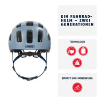 Detská a juniorská cyklistická prilba ABUS Youn-I 2.0 so svetlom – pre dievčatá a chlapcov 2