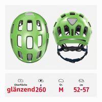 Detská a juniorská cyklistická prilba ABUS Youn-I 2.0 so svetlom – pre dievčatá a chlapcov 3