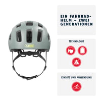 Cyklistická prilba ABUS Youn-I 2.0 s LED svetlom pre deti a mládež, unisex prilba na bicykel 2