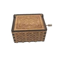 Cutie Muzicală din Lemn Harry Potter Hogwarts Abuyall - Cadou Decorativ Vintage Clasic Spieluhr 5665 5