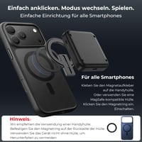 Herný ovládač abxylute M4 Bluetooth pre Android a iPhone, kompatibilný s Nintendo Switch 1 a 2, retro arkádový gamepad so stojanom 4