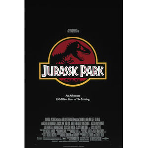 Filmový plagát ABYSTYLE Jurský park 91,5x61,5 cm, laminovaný papier, oficiálny filmový plagát na dekoráciu