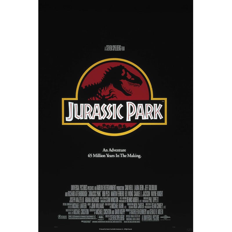 Filmový plagát ABYSTYLE Jurský park 91,5x61,5 cm, laminovaný papier, oficiálny filmový plagát na dekoráciu