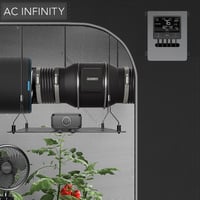 AC Infinity CLOUDLINE PRO T6 - Csendes Inline Ventilátor 150mm Hőmérséklet/Páratartalom Szabályzóval és Applikációs Vezérléssel Növénysátrak 7