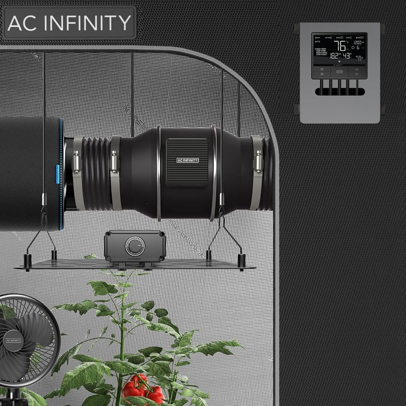 AC Infinity Controller 69 PRO - Intelligens Klímavezérlő Hőmérséklet, Páratartalom és Világítás Szabályozáshoz - Bluetooth + WiFi