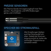 AC Infinity Controller 69 PRO - Intelligens Klímavezérlő Hőmérséklet, Páratartalom és Világítás Szabályozáshoz - Bluetooth + WiFi 5