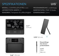 AC Infinity Controller 69 PRO - Intelligens Klímavezérlő Hőmérséklet, Páratartalom és Világítás Szabályozáshoz - Bluetooth + WiFi 6