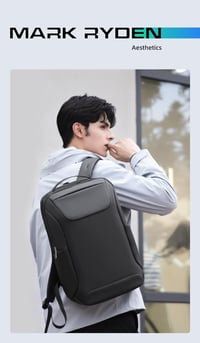 MARK RYDEN Vízálló Üzleti Laptop Hátizsák 15,6" - Csúszásmentes Talppal, Iskolába és Utazáshoz 4