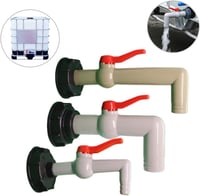 IBC tartály adapter DN40/50 golyós csappal, 32mm-es csatlakozóval - S60x6 esővízgyűjtőhöz 4