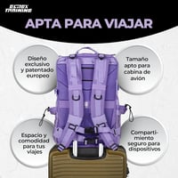 ELITEX TRAINING Katonai Hátizsák 45L - Vízálló Utazó Táska Repülőgép Kabinba, CrossTraining Edzéshez, Kültéri Sportokhoz és Edzőterembe 3