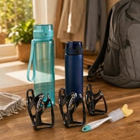 Kulacskaland csomag: 1 l sportpalack + 500 ml kulacs + 2 db kulacstartó + tisztítókefe 1