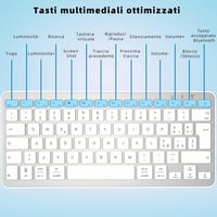 Qulose Wireless Bluetooth Billentyűzet 10 Hüvelykes Tablethez és Telefonhoz - orange 4