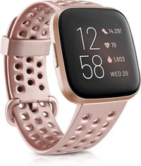 Fitbit Versa Rózsaarany Szilikon Csereszíj 1