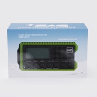 DAB+ Napelemes Kurblis Rádió LED Lámpával, 5000mAh Akkuval - Zöld Kempinghez, Vészhelyzetekre 8