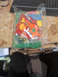 Set božićnog drvca od filca za djecu 100 cm, stil D, DIY zidna dekoracija — nedostaju LED lampice i ukrasi (stanje: vidi 2. sliku) 2