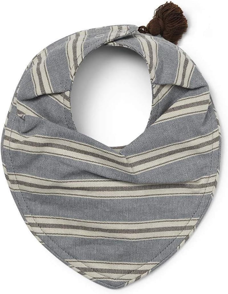 Bavetă pentru bebeluși Dreglis din bumbac - Model Sandy Stripe, 0-12 luni