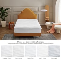Bedsure Matracvédő 90x200 cm - 4 cm Vastag Steppelt Poliészter Párna Matracra, 38 cm-es Mély Zsebekkel, Mosható, Légáteresztő, Csúszásgátló  7