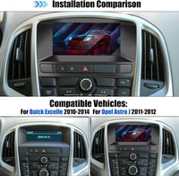 Buick Excelle/Opel Astra J Android 13 autórádió, 7" érintőképernyő, CarPlay, GPS, 2GB RAM 2