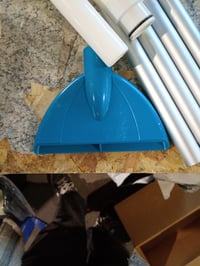 Aspirator de piscină Bestway AquaPristine cu 2 capete de curățare și mâner, pentru piscine de 457 cm, funcționare cu pompă, stare uzată 3