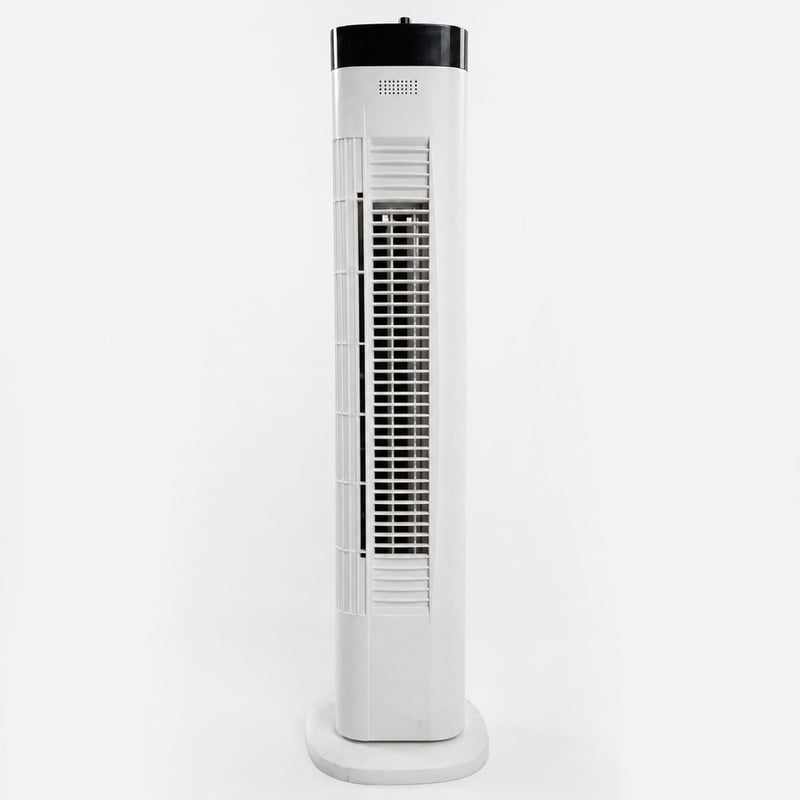 Használt Cecotec EnergySilence 790 Skyline oszlopventilátor, 76 cm, 50 W, 3 sebesség, oszcilláló, réz motor, 2 órás időzítő, fehér