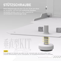 EZDIY-FAB Vertikális GPU Tartó ARGB Modullal és PCIe 4.0 Riser Kábellel - 115mm Fehér Videokártya Állvány RTX40 Sorozathoz - White 5