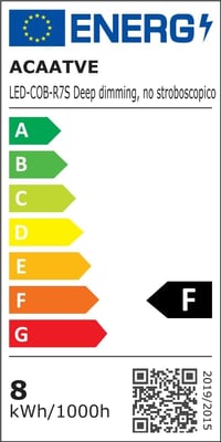 ACAATVE R7S LED 118mm 30W Dimmelhető Meleg Fehér 3000K 2db Halogén Helyettesítő 9