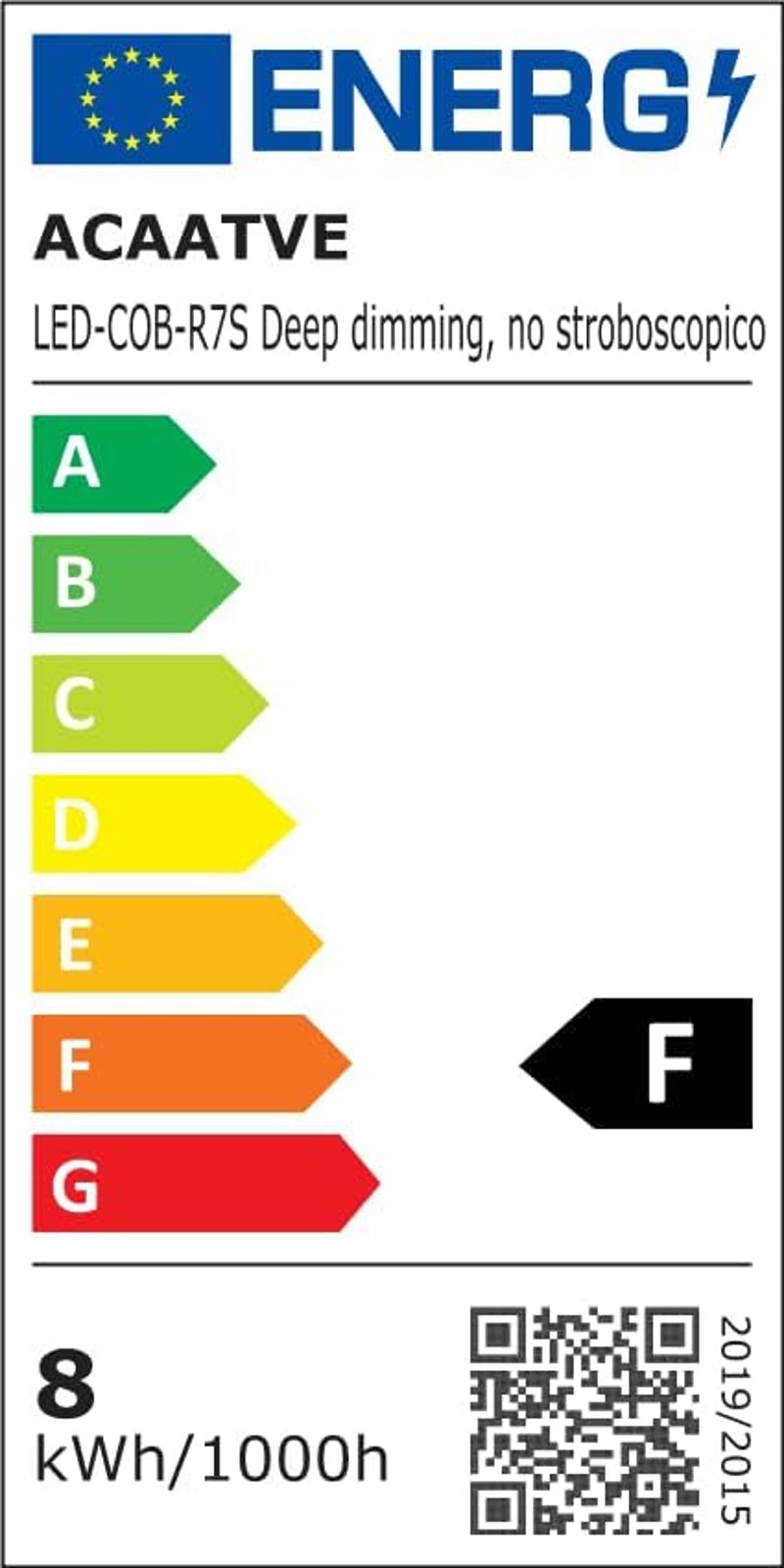 ACAATVE R7S LED 118mm 30W Dimmelhető Meleg Fehér 3000K 2db Halogén Helyettesítő