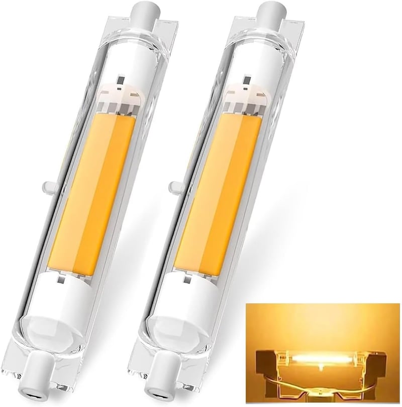ACAATVE R7S LED 118mm 30W Dimmelhető Meleg Fehér 3000K 2db Halogén Helyettesítő