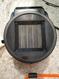 AAOBOSI Kerámia Ventilátor Fűtőtest Távirányítóval 2000W Digitális Termosztát 24 Órás — horpadt elülső rács (állapot: lásd a 2. képet) 3