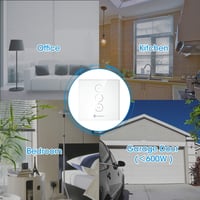 ETERSKY WiFi Redőnyvezérlő 4db - Alexa/Google Kompatibilis, Érintőképernyős 7