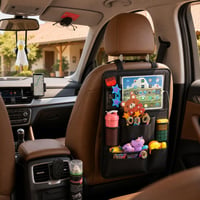 Pachet Organizator Auto: 1x ornament + 1x organizator scaun + 1x spray curățare + 1x suport telefon + 1x suport 1